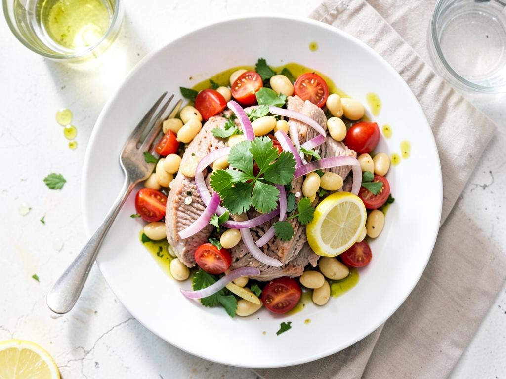Italian tuna and white bean salad